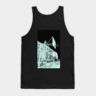 Basketball night game Tank Top